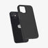 ACS01612 - iPhone 12 Pro Max Case Thin Fit in black showing the back